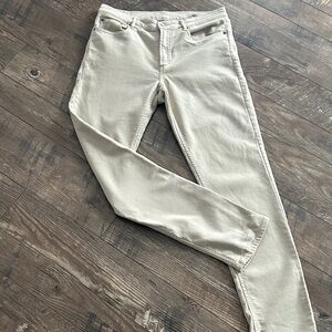 Men’s Faherty 32x32 Light Beige Stretch Terry Fabric Jeans
